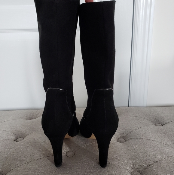Zara Leather Mid-Calf Leather Ankle Boot - Picture 6 of 8